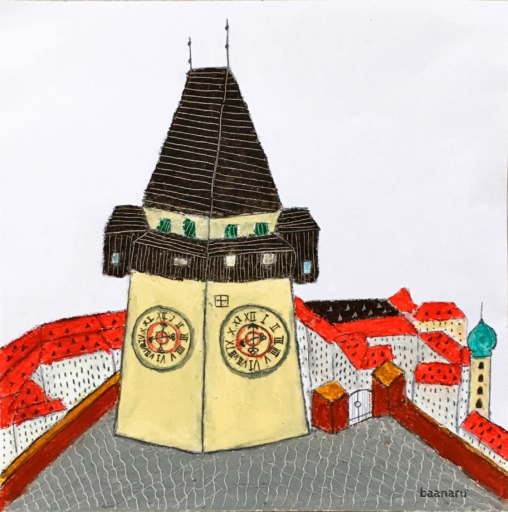 グラーツの時計塔